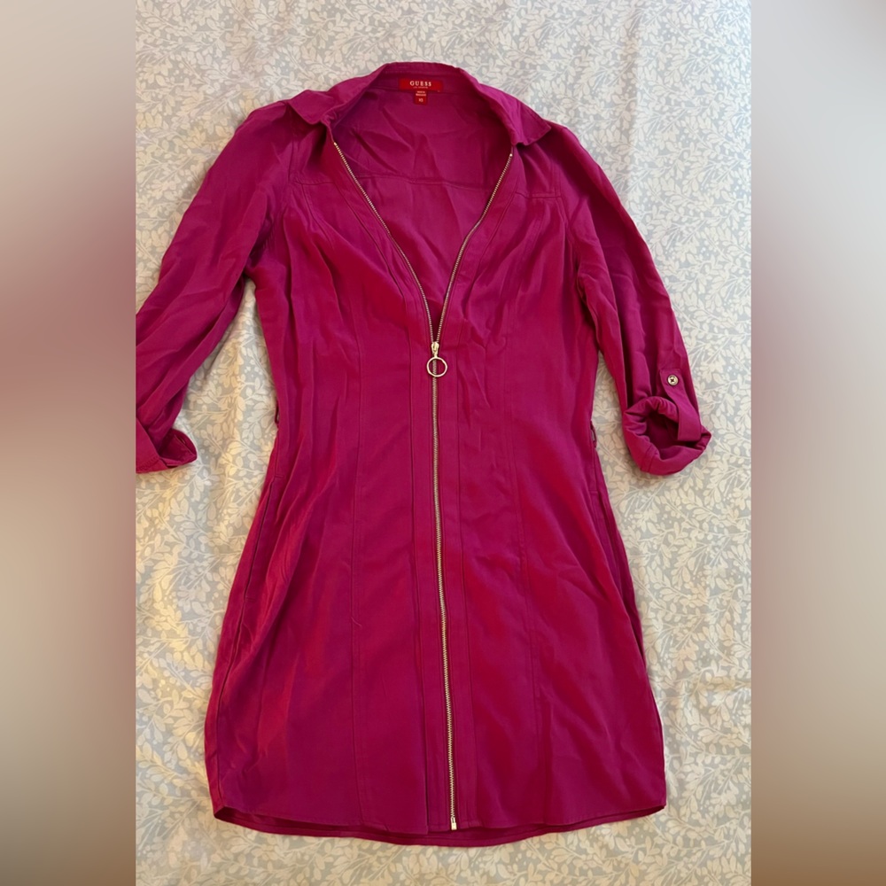 Guess pink dress